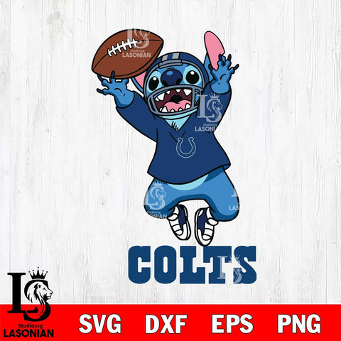 Indianapolis Colts Stitch Sport Football SVG DXF EPS PNG FILE, Stitch File Cut,NFL Digital Download,Instant Download, Silhouette