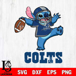 Indianapolis Colts Stitch dance rugby ball SVG DXF EPS PNG FILE, Stitch File Cut,NFL Digital Download,Instant Download, Silhouette