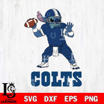 Indianapolis Colts Stitch throw the ball SVG DXF EPS PNG FILE, NFL File Cut, Digital Download,Instant Download, Silhouette, Cricut