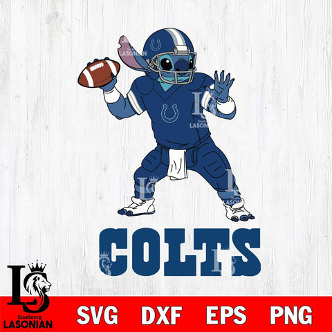 Indianapolis Colts Stitch throw the ball SVG DXF EPS PNG FILE, NFL File Cut, Digital Download,Instant Download, Silhouette, Cricut