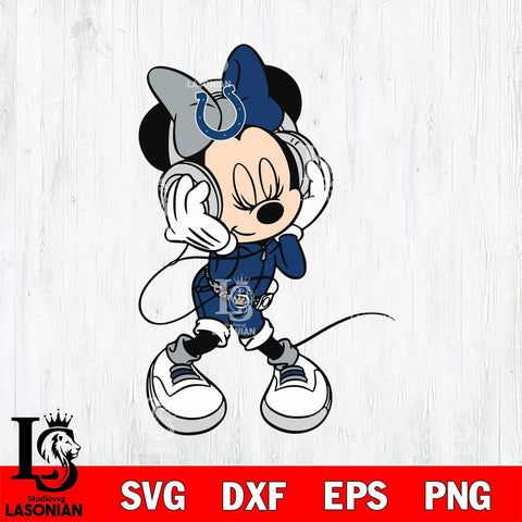 Indianapolis Colts mickey christmas 10 Svg Eps Dxf Png File, Digital Download, Instant Download
