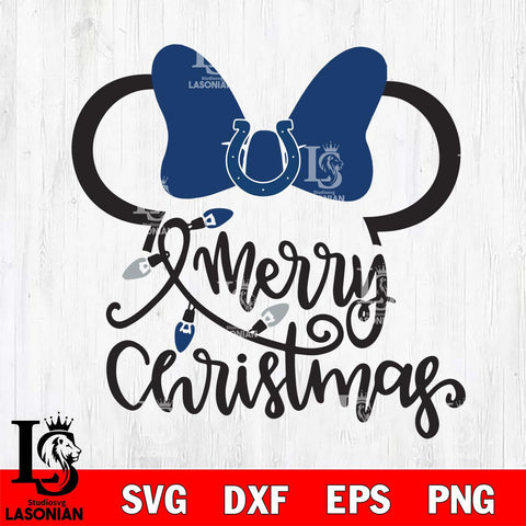 Indianapolis Colts mickey christmas 3 Svg Eps Dxf Png File, Digital Download, Instant Download