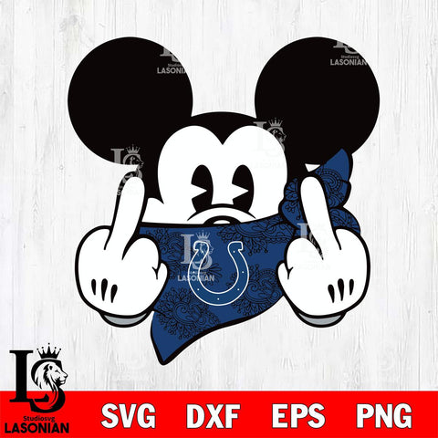 Indianapolis Colts mickey christmas 4 Svg Eps Dxf Png File, Digital Download, Instant Download