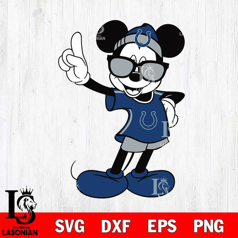 Indianapolis Colts mickey christmas 5 Svg Eps Dxf Png File, Digital Download, Instant Download
