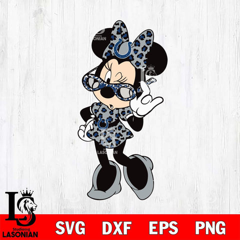 Indianapolis Colts mickey christmas 6 Svg Eps Dxf Png File, Digital Download, Instant Download