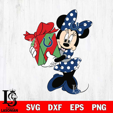 Indianapolis Colts mickey christmas 8 Svg Eps Dxf Png File, Digital Download, Instant Download