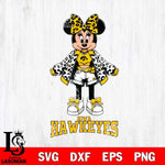 Iowa Hawkeyes Style Minnie Disney Svg Eps Dxf Png File, Digital Download, Instant Download