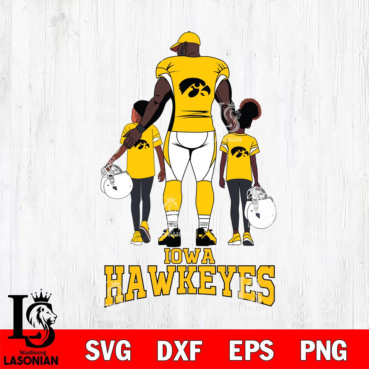 Iowa Hawkeyes 3 Father and son Rugby – lasoniansvg