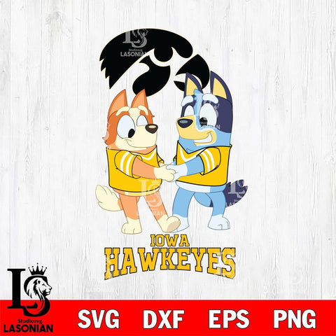 Iowa Hawkeyes Bluey Chilli Dance Svg Eps Dxf Png File, Digital Download, Instant Download