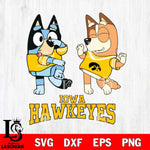 Iowa Hawkeyes Bluey Chilli Sport Svg Eps Dxf Png File, Digital Download, Instant Download