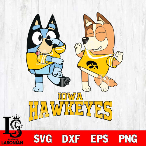 Iowa Hawkeyes Bluey Chilli Sport Svg Eps Dxf Png File, Digital Download, Instant Download