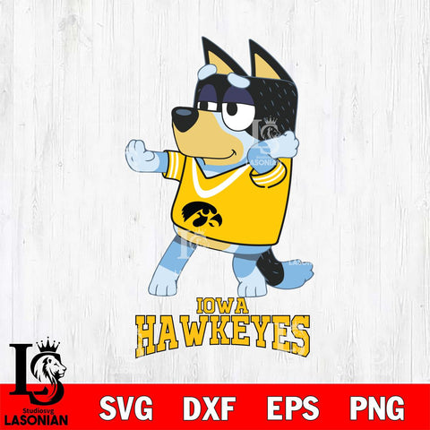 Iowa Hawkeyes Bluey Dad Dance Svg Eps Dxf Png File, Digital Download, Instant Download