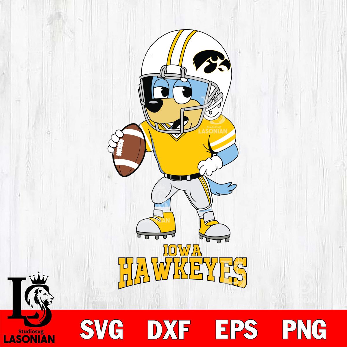 Iowa Hawkeyes Bluey rugby – lasoniansvg