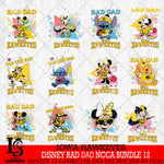 Iowa Hawkeyes Disney Rad Dad NCAA Bundle 12 SVG DXF EPS PNG FILE, BUNDLE NCAA Disney Father day File Cut,Digital Download,Instant Download,Disney Svg Files