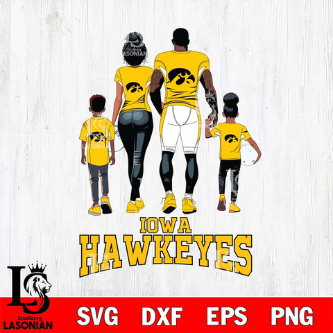 Iowa Hawkeyes Family Love Rugby SVG DXF EPS PNG FILE,NCAA SVG, Father day Digital Download,Instant Download, Silhouette