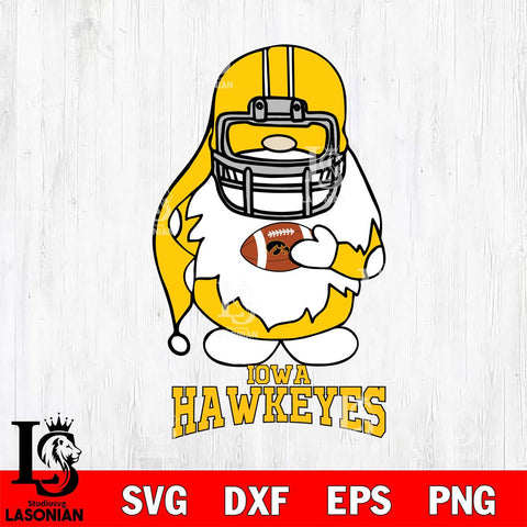 Iowa Hawkeyes Gnomes Christmas Svg Eps Dxf Png File, Digital Download, Instant Download