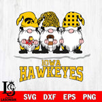 Iowa Hawkeyes Gnomes Coffee Svg Eps Dxf Png File, Digital Download, Instant Download
