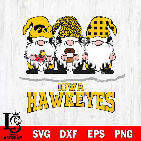 Iowa Hawkeyes Gnomes Coffee Svg Eps Dxf Png File, Digital Download, Instant Download