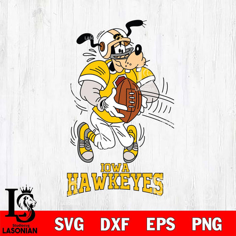 Iowa Hawkeyes Goofy Sport Football SVG DXF EPS PNG FILE,NCAA svg ,Football Digital Download,Instant Download, Silhouette