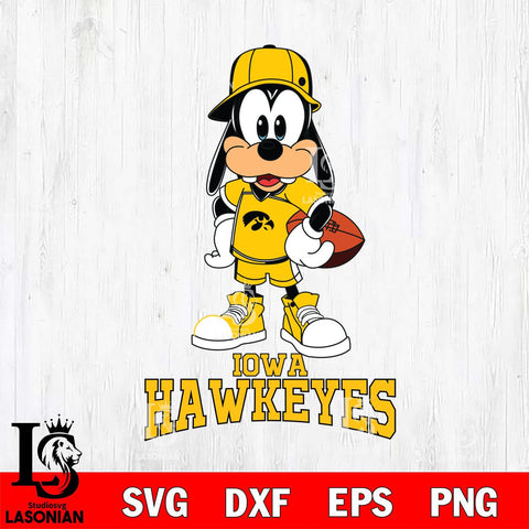 Iowa Hawkeyes Goofy rugby SVG DXF EPS PNG FILE,NCAA svg ,Football Digital Download,Instant Download, Silhouette