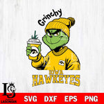 Iowa Hawkeyes Grinchy Bougie Christmas Cut Files Cricut, Svg Dxf Eps Png file, Digital download , Silhouette