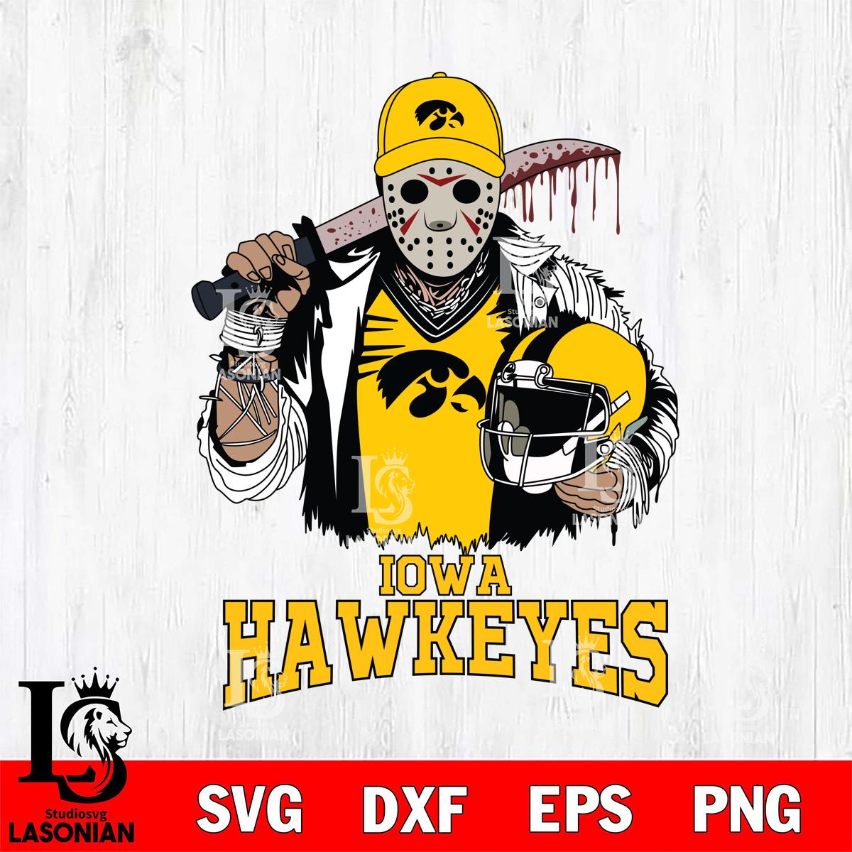Iowa Hawkeyes Jason Voorhees 2 – lasoniansvg