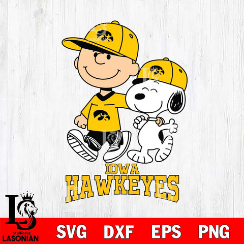 Iowa Hawkeyes Peanuts Snoopy Friends SVG DXF EPS PNG FILE,Snoopy File Cut, NCAA Digital Download,Instant Download,Christmas Silhouette