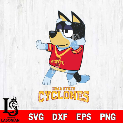 Iowa State Cyclones Bluey Dad Dance Svg Eps Dxf Png File, Digital Download, Instant Download