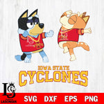 Iowa State Cyclones Bluey Dance Svg Eps Dxf Png File, Digital Download, Instant Download