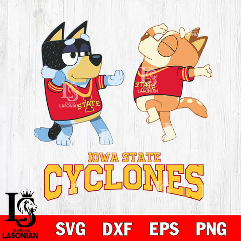 Iowa State Cyclones Bluey Dance Svg Eps Dxf Png File, Digital Download, Instant Download