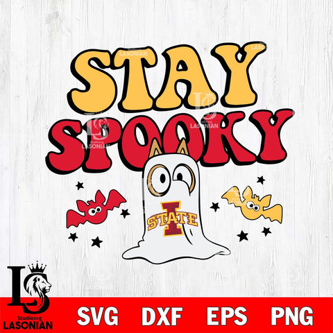 Iowa State Cyclones Bluey Halloween Stay Spooky Svg Eps Dxf Png File, Digital Download, Instant Download