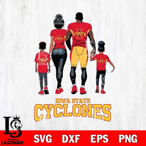 Iowa State Cyclones Family Love Rugby SVG DXF EPS PNG FILE,NCAA SVG, Father day Digital Download,Instant Download, Silhouette
