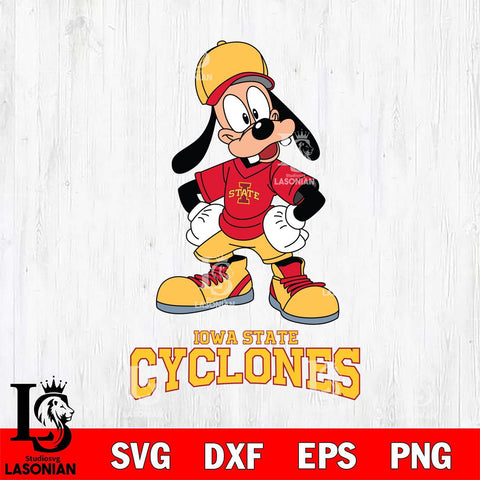 Iowa State Cyclones Goofy Sport SVG DXF EPS PNG FILE,NCAA svg ,Football Digital Download,Instant Download, Silhouette