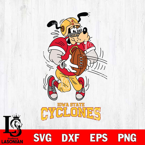 Iowa State Cyclones Goofy Sport Football SVG DXF EPS PNG FILE,NCAA svg ,Football Digital Download,Instant Download, Silhouette