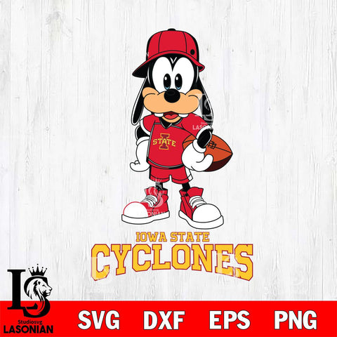 Iowa State Cyclones Goofy rugby SVG DXF EPS PNG FILE,NCAA svg ,Football Digital Download,Instant Download, Silhouette