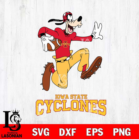 Iowa State Cyclones Goofy rugby Sport SVG DXF EPS PNG FILE,NCAA svg ,Football Digital Download,Instant Download, Silhouette