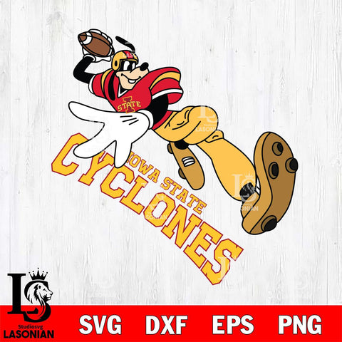 Iowa State Cyclones Goofy rugby player SVG DXF EPS PNG FILE,NCAA svg ,Football Digital Download,Instant Download, Silhouette