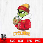 Iowa State Cyclones Grinch Bougie Sport Svg Eps Dxf Png File, Digital Download, Instant Download