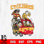 Iowa State Cyclones Jason Voorhees Horror 10 Svg Eps Dxf Png File, NCAA svg, Digital Download, Instant Download