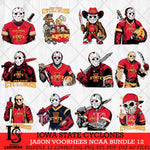 Iowa State Cyclones Jason Voorhees Horror Bundle 12 SVG Eps Dxf Png File, bundle NCAA svg, Digital Download, Instant Download