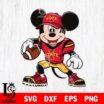Iowa State Cyclones Mickey Mouse Svg Eps Dxf Png File, NCAA svg, Digital Download, Instant Download