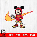 Iowa State Cyclones Mickey Wearing Hoodie Sport Svg Eps Dxf Png File, NCAA svg, Digital Download, Instant Download