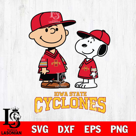 Iowa State Cyclones Peanuts Snoopy Football SVG DXF EPS PNG FILE,Snoopy File Cut, NCAA Digital Download,Instant Download,Christmas Silhouette