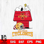 Iowa State Cyclones Snoopy Chill Football SVG DXF EPS PNG FILE,Snoopy File Cut, NCAA Digital Download,Instant Download,Christmas Silhouette