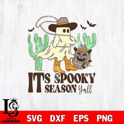 Its Spooky Season Yall SVG DXF EPS PNG FILE, Halloween File Cut, Digital Download,Instant Download, Silhouette,Horror Cricut