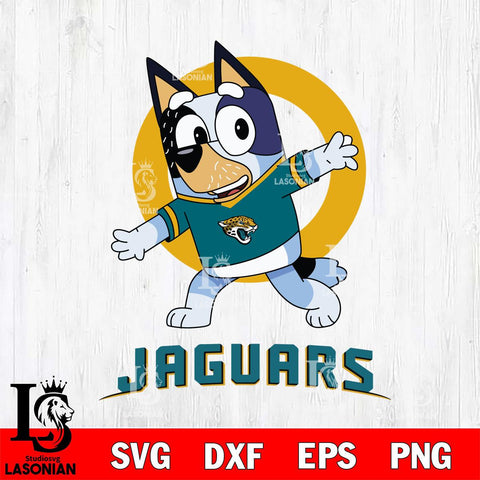 Jacksonville Jaguars Bandit Heeler Rugby Svg Eps Dxf Png File, Digital Download ,Instant Download, Cricut File