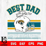 Jacksonville Jaguars Best Dad Ever SVG DXF EPS PNG FILE, NFL File Cut,Digital Download,Instant Download, Silhouette