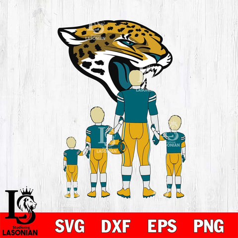 Jacksonville Jaguars Best Dad Ever , father day , DAD NFL 2 Svg Eps Dxf Png File, Digital Download, Instant Download