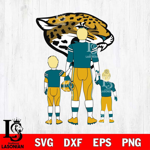 Jacksonville Jaguars Best Dad Ever , father day , DAD NFL 3 Svg Eps Dxf Png File, Digital Download, Instant Download
