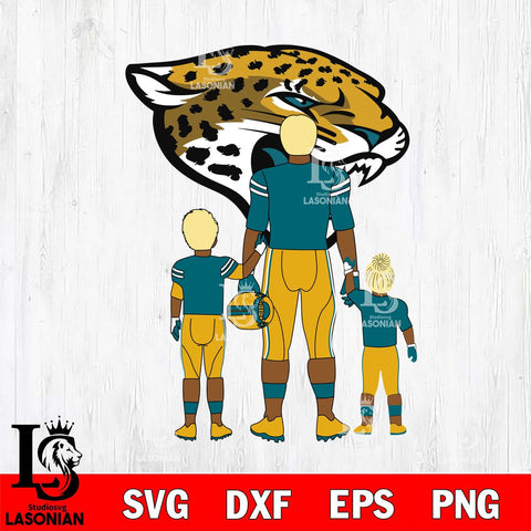 Jacksonville Jaguars Best Dad Ever , father day , DAD NFL 4 Svg Eps Dxf Png File, Digital Download, Instant Download
